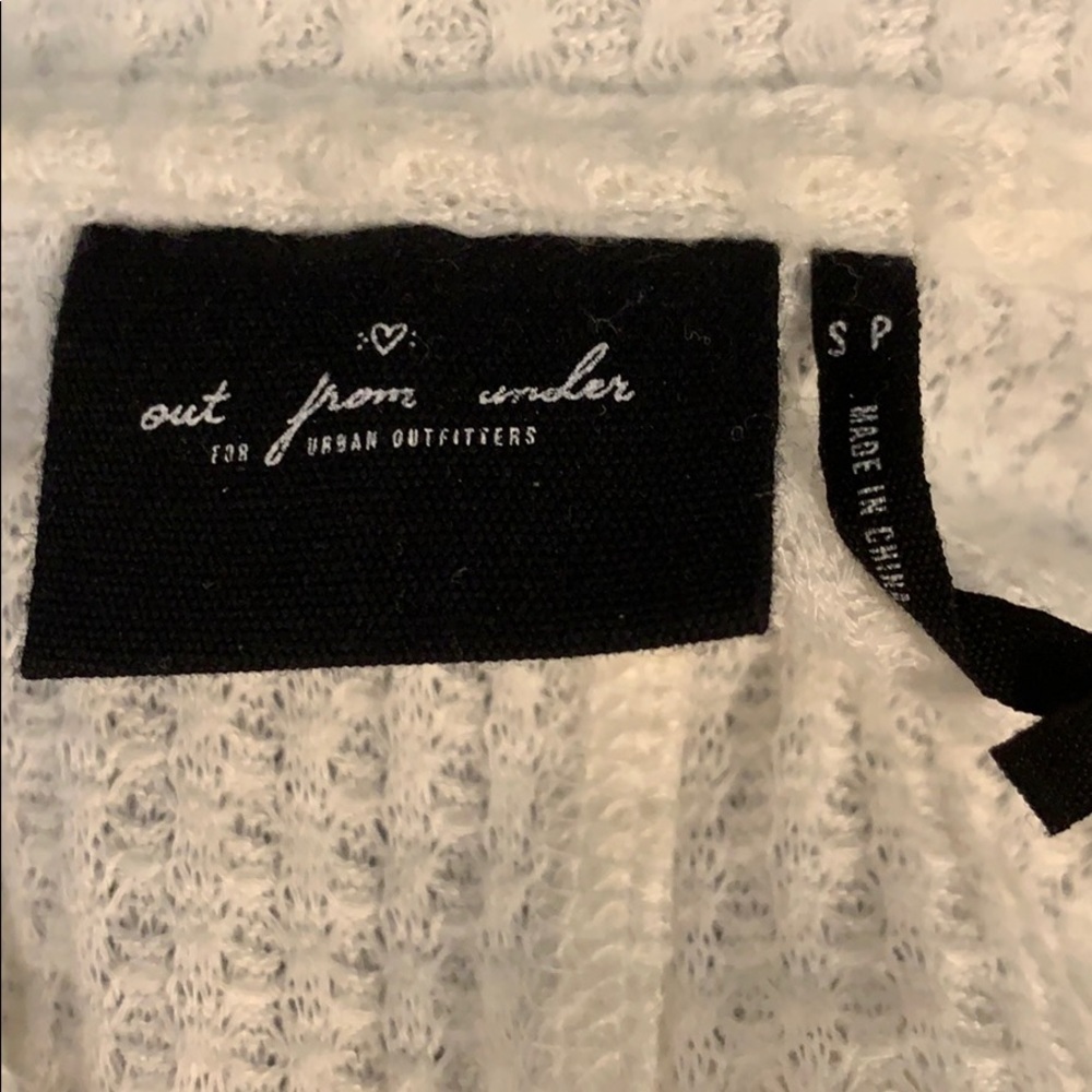 Oversized Thermal White Button Down Top - image 4